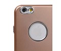 BAOHU Design TPU Hoesje - Hoesje Geschikt voor iPhone 6 / 6s Goud