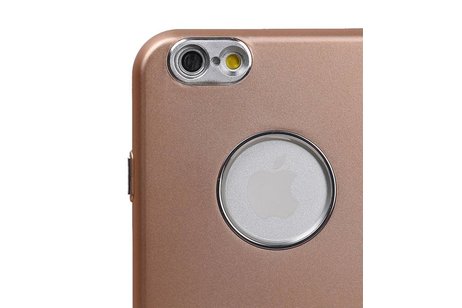 BAOHU Design TPU Hoesje - Hoesje Geschikt voor iPhone 6 / 6s Goud