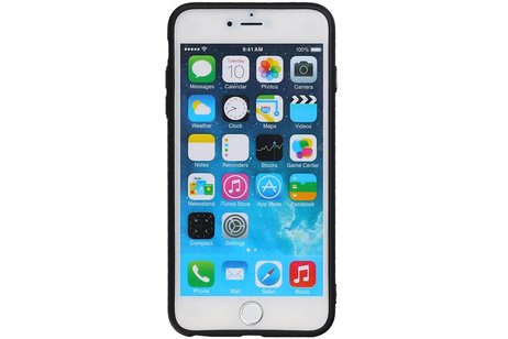 Design TPU Hoesje voor iPhone 6 / 6s Plus Zwart