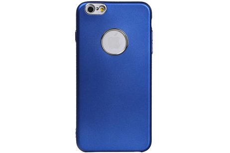 BAOHU Design TPU Hoesje - Hoesje Geschikt voor iPhone 6 / 6s Plus Blauw