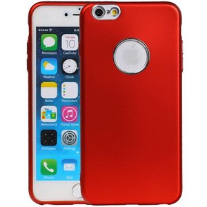 Design TPU Hoesje voor iPhone 6 / 6s Plus Rood