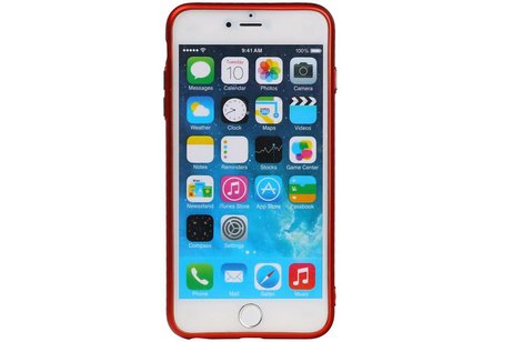 Design TPU Hoesje voor iPhone 6 / 6s Plus Rood