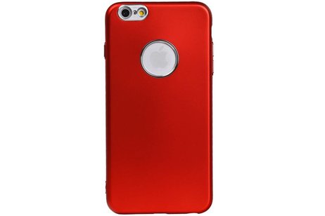 Design TPU Hoesje voor iPhone 6 / 6s Plus Rood