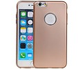 BAOHU Design TPU Hoesje - Hoesje Geschikt voor iPhone 6 / 6s Plus Goud