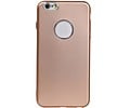 BAOHU Design TPU Hoesje - Hoesje Geschikt voor iPhone 6 / 6s Plus Goud