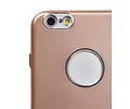 BAOHU Design TPU Hoesje - Hoesje Geschikt voor iPhone 6 / 6s Plus Goud