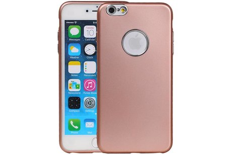 BAOHU Design TPU Hoesje - Hoesje Geschikt voor iPhone 6 / 6s Plus Roze