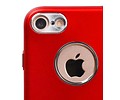 BAOHU Design TPU Hoesje - Hoesje Geschikt voor iPhone 7 / 8 Rood