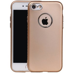 BAOHU Design TPU Hoesje - Hoesje Geschikt voor iPhone 7 / 8 Goud