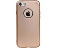 BAOHU Design TPU Hoesje - Hoesje Geschikt voor iPhone 7 / 8 Goud