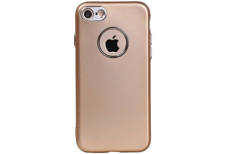 BAOHU Design TPU Hoesje - Hoesje Geschikt voor iPhone 7 / 8 Goud