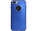 BAOHU Design TPU Hoesje - Hoesje Geschikt voor iPhone 7 Plus / 8 Plus Blauw