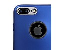 BAOHU Design TPU Hoesje - Hoesje Geschikt voor iPhone 7 Plus / 8 Plus Blauw