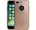 BAOHU Design TPU Hoesje - Hoesje Geschikt voor iPhone 7 Plus / 8 Plus Goud