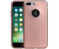 BAOHU Design TPU Hoesje - Hoesje Geschikt voor iPhone 7 Plus / 8 Plus Roze
