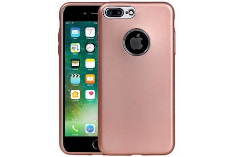BAOHU Design TPU Hoesje - Hoesje Geschikt voor iPhone 7 Plus / 8 Plus Roze