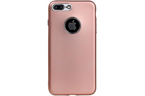 BAOHU Design TPU Hoesje - Hoesje Geschikt voor iPhone 7 Plus / 8 Plus Roze