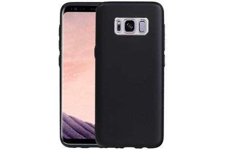 BAOHU Design TPU Hoesje - Hoesje Geschikt voor Samsung Galaxy S8 Zwart