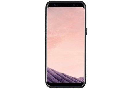 BAOHU Design TPU Hoesje - Hoesje Geschikt voor Samsung Galaxy S8 Zwart