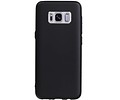 BAOHU Design TPU Hoesje - Hoesje Geschikt voor Samsung Galaxy S8 Zwart