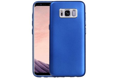 BAOHU Design TPU Hoesje - Hoesje Geschikt voor Samsung Galaxy S8 Blauw