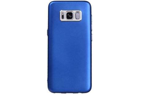 BAOHU Design TPU Hoesje - Hoesje Geschikt voor Samsung Galaxy S8 Blauw