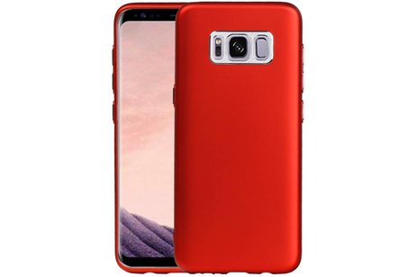 BAOHU Design TPU Hoesje - Hoesje Geschikt voor Samsung Galaxy S8 Rood