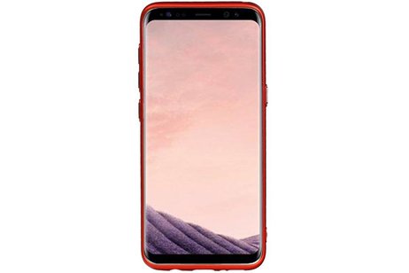 BAOHU Design TPU Hoesje - Hoesje Geschikt voor Samsung Galaxy S8 Rood