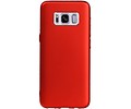 BAOHU Design TPU Hoesje - Hoesje Geschikt voor Samsung Galaxy S8 Rood