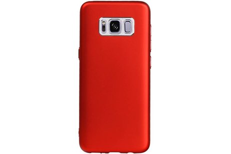 BAOHU Design TPU Hoesje - Hoesje Geschikt voor Samsung Galaxy S8 Rood