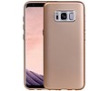 BAOHU Design TPU Hoesje - Hoesje Geschikt voor Samsung Galaxy S8 Goud