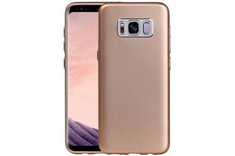 BAOHU Design TPU Hoesje - Hoesje Geschikt voor Samsung Galaxy S8 Goud