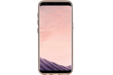BAOHU Design TPU Hoesje - Hoesje Geschikt voor Samsung Galaxy S8 Goud