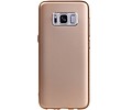 BAOHU Design TPU Hoesje - Hoesje Geschikt voor Samsung Galaxy S8 Goud