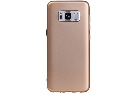 BAOHU Design TPU Hoesje - Hoesje Geschikt voor Samsung Galaxy S8 Goud
