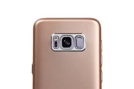 BAOHU Design TPU Hoesje - Hoesje Geschikt voor Samsung Galaxy S8 Goud