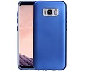 BAOHU Design TPU Hoesje - Hoesje Geschikt voor Samsung Galaxy S8 Plus Blauw