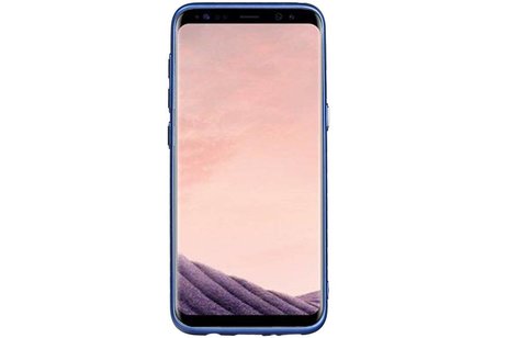 BAOHU Design TPU Hoesje - Hoesje Geschikt voor Samsung Galaxy S8 Plus Blauw