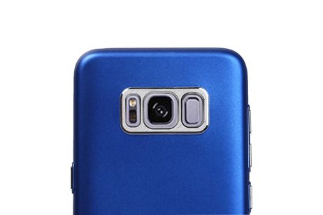 BAOHU Design TPU Hoesje - Hoesje Geschikt voor Samsung Galaxy S8 Plus Blauw
