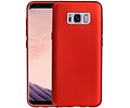 BAOHU Design TPU Hoesje - Hoesje Geschikt voor Samsung Galaxy S8 Plus Rood