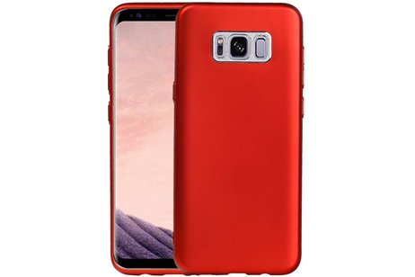 BAOHU Design TPU Hoesje - Hoesje Geschikt voor Samsung Galaxy S8 Plus Rood