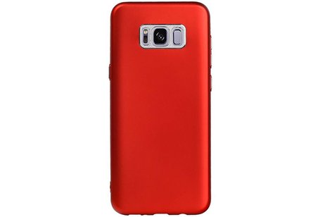 BAOHU Design TPU Hoesje - Hoesje Geschikt voor Samsung Galaxy S8 Plus Rood