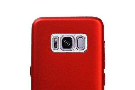 BAOHU Design TPU Hoesje - Hoesje Geschikt voor Samsung Galaxy S8 Plus Rood