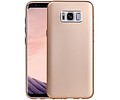 BAOHU Design TPU Hoesje - Hoesje Geschikt voor Samsung Galaxy S8 Plus Goud
