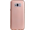 BAOHU Design TPU Hoesje - Hoesje Geschikt voor Samsung Galaxy S8 Plus Roze