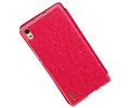 Easy Booktype hoesje voor Huawei Ascend P7 Roze