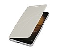 BAOHU Easy TPU Booktype hoesje Geschikt voor Huawei Ascend P6 Wit