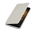 Easy TPU Booktype hoesje voor Huawei Ascend P6 Wit