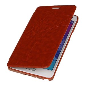 Easy Booktype hoesje voor Galaxy Note 4 N910F Bruin