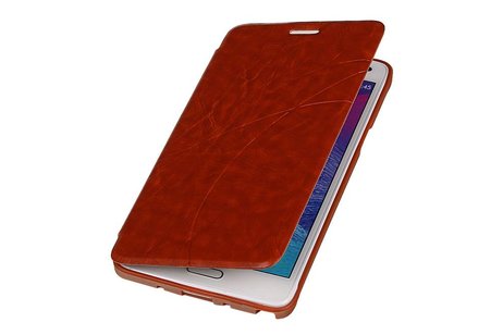 Easy Booktype hoesje voor Galaxy Note 4 N910F Bruin